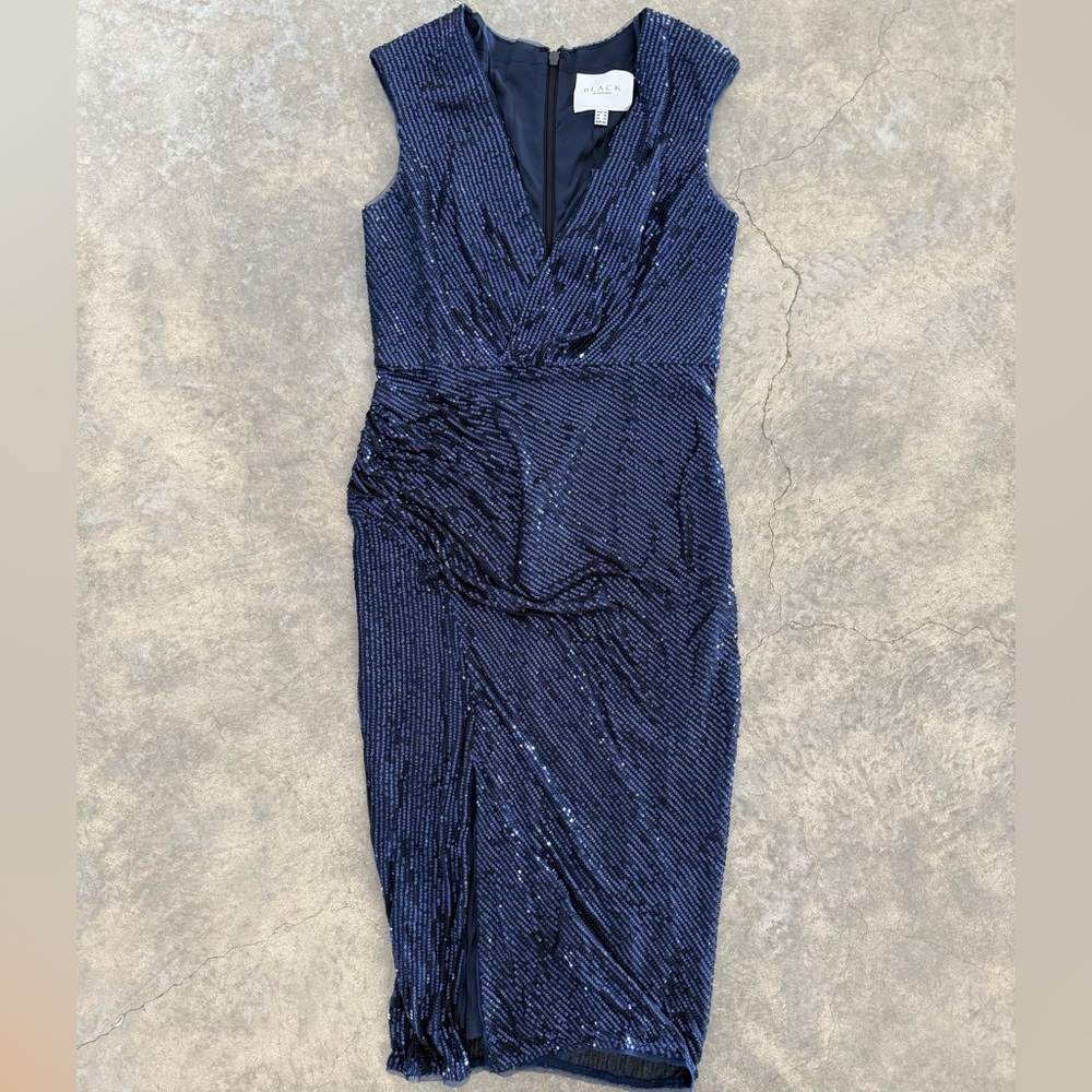 Marian Australia Midnight Blue Midi Dress